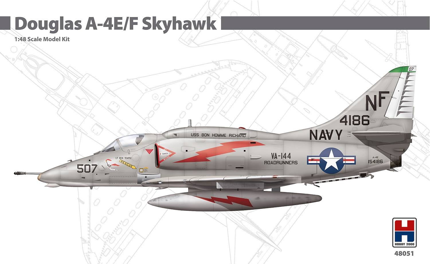 HOBBY 2000 48051 DOUGLAS A-4E/F SKYHAWK Aircraft Model Kits