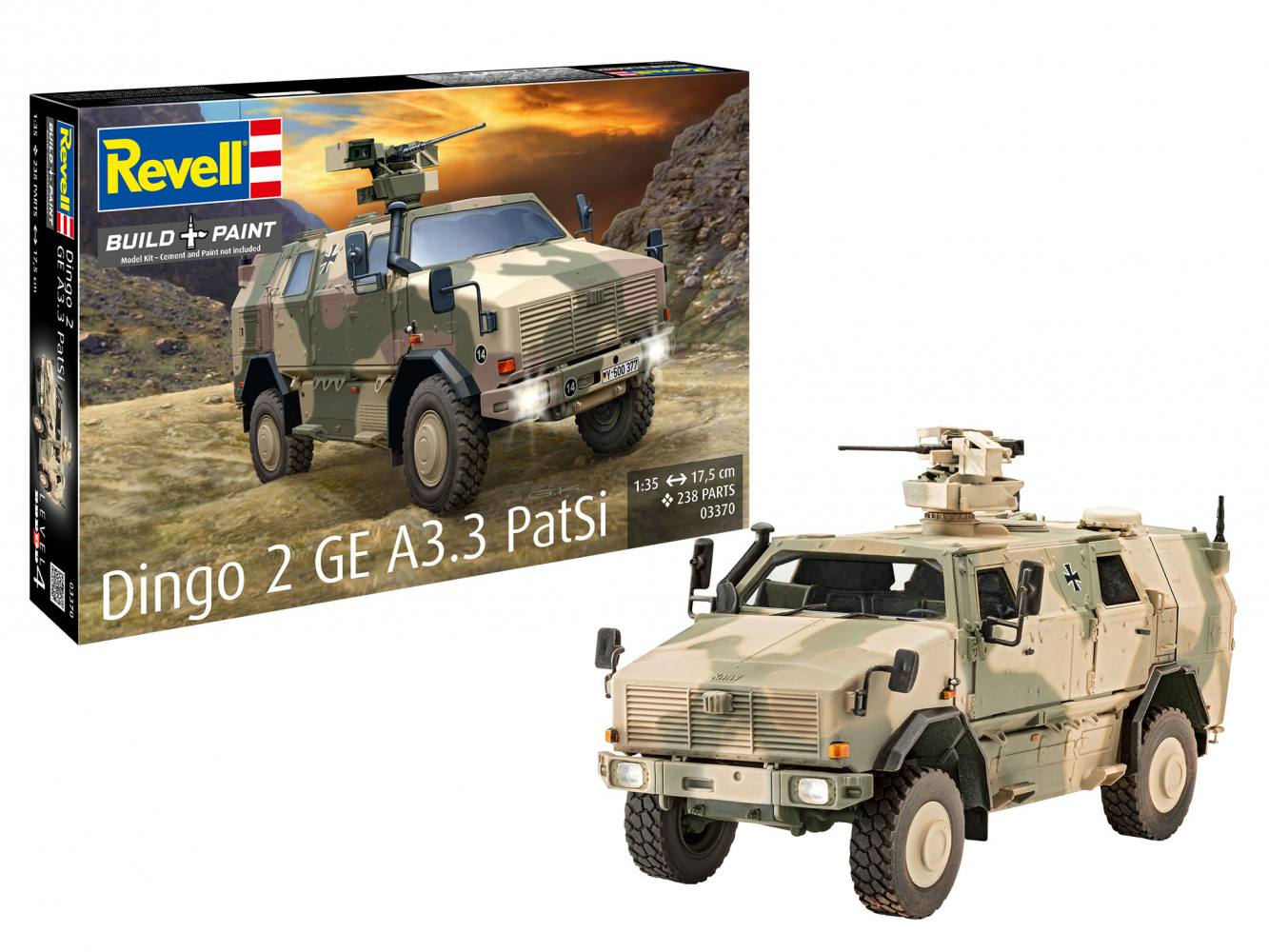 REVELL 03370 DINGO 2 GE A3.3 PATSI Military Model Kits