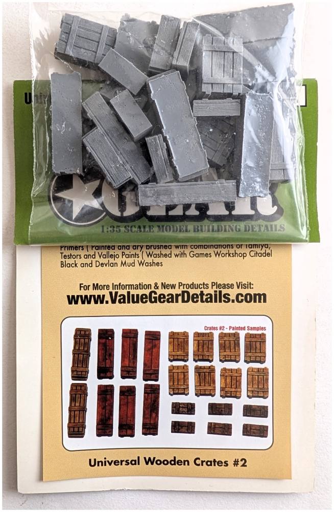 VALUE GEAR UNIVERSAL WOODEN CRATES 2 Paint & Accessories