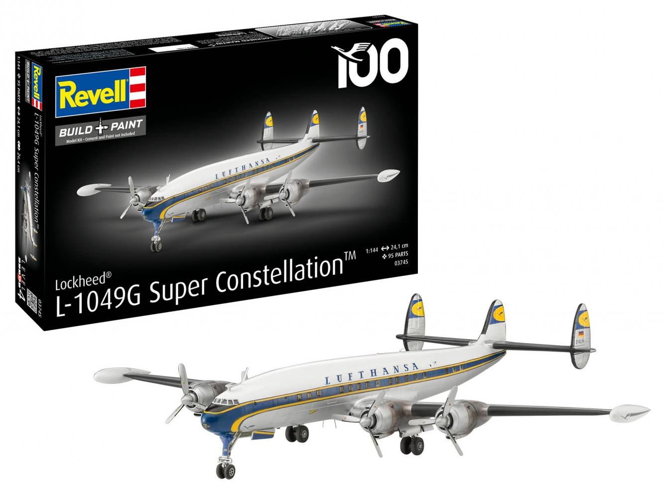 REVELL 03745 LOCKHEED L-1049G SUPER CONSTELLATION Airliners Model Kits