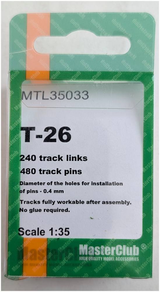 MASTERCLUB MTL35033 T-26 Paint & Accessories