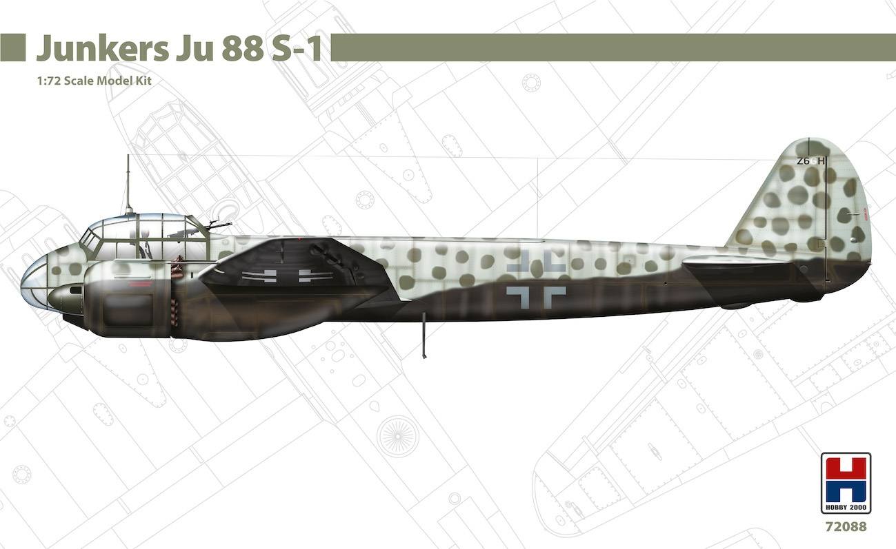HOBBY 2000 72088 JUNKERS JU 88 S-1 Military Model Kits