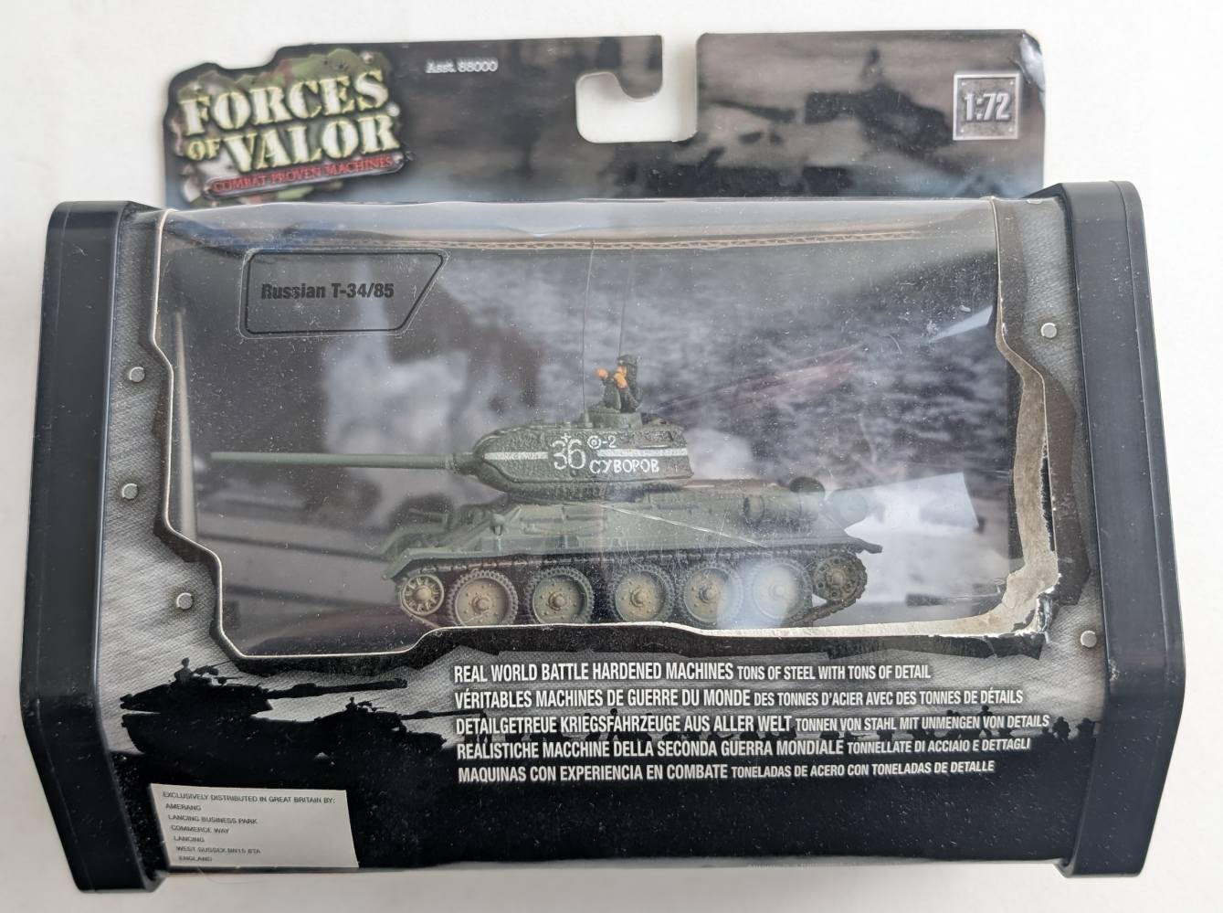 FORCES OF VALOR 85018 RUSSIAN T-34/85 Military-Diecast Model Kits