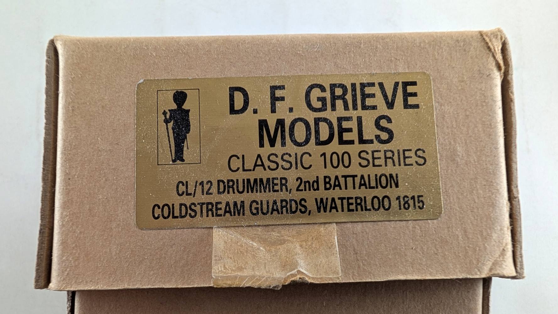 DF GRIEVE MODELS CL/12 DRUMMER 2ND BATTALION COLDSTREAM GUARDS WATERLOO 1815 Model Figures