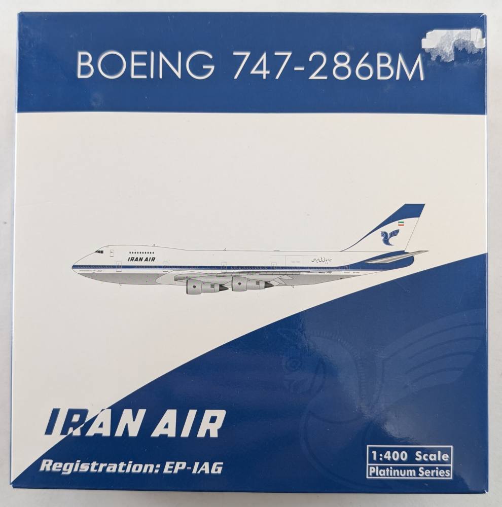 AIRLINER COLLECTIBLE BOEING 747-286BM IRAN AIR Airliners Model Kits