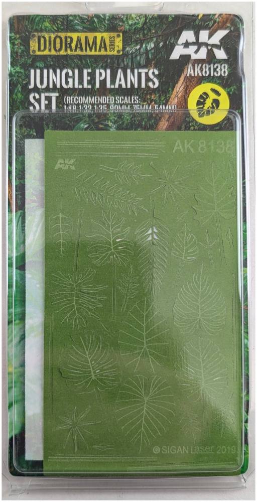 AK INTERACTIVE AK8138 JUNGLE PLANTS SET Scenery