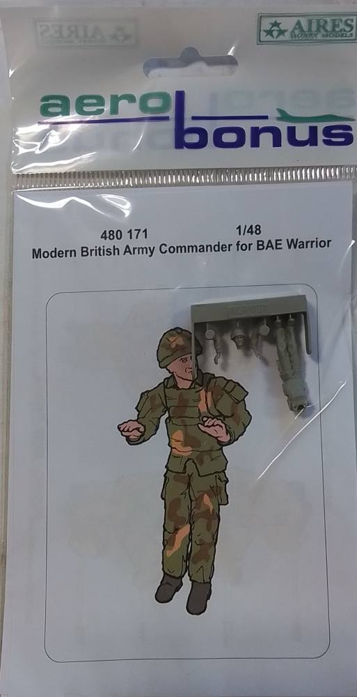 AIRES HOBBY MODELS 480171 MODERN BRITISH ARMY COMMANDER FOR BAE WARRIOR Conversion Sets