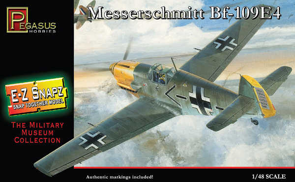 PEGASUS HOBBIES Aircraft Model Kits 8412 MESSERSCHMITT Bf 109E4