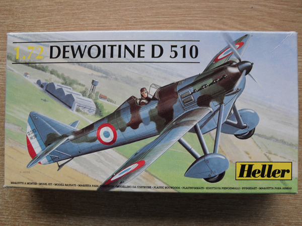 HELLER Aircraft Model Kits 80219 DEWOITINE D 510
