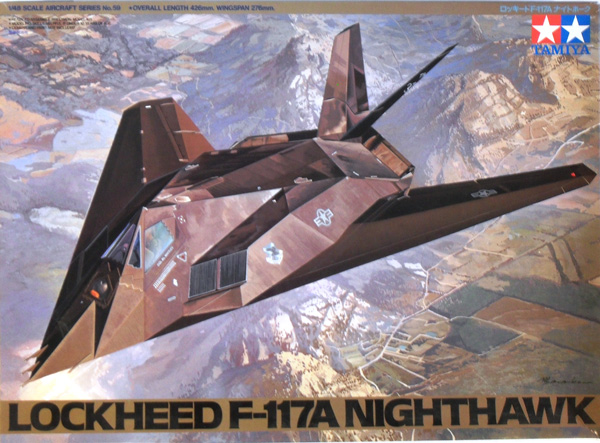 TAMIYA Aircraft Model Kits 61059 LOCKHEED F-117A NIGHTHAWK