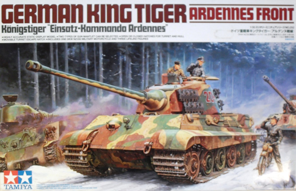 TAMIYA Military Model Kits 35252 KING TIGER ARDENNES FRONT