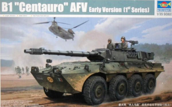 TRUMPETER MODELS Military Model Kits 01562 B1 CENTAURO AFV EARLY VERSION 1st SERIES