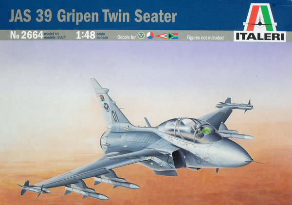 ITALERI Aircraft Model Kits 2664 JAS 39 GRIPEN TWIN SEATER