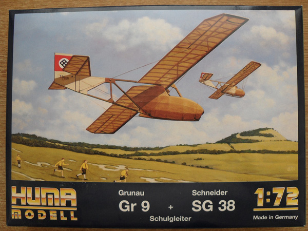 HUMA Aircraft Model Kits 2505 GRUNAU Gr 9/ SCHNEIDER SG38
