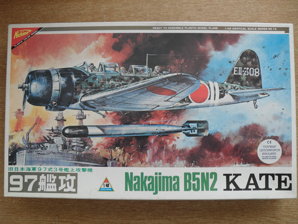 NICHIMO Aircraft Model Kits 4813 NAKAJIMA B5N2 KATE