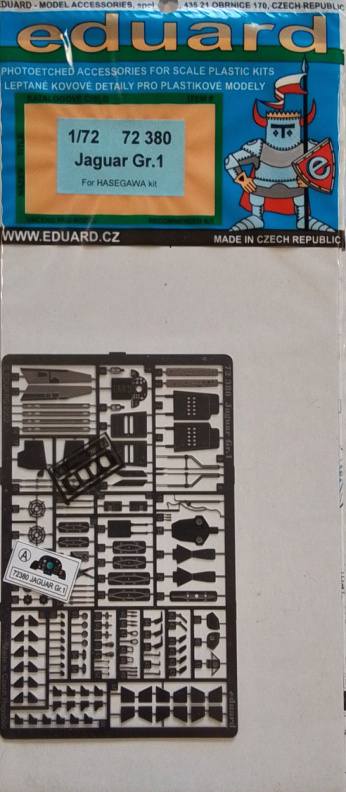 EDUARD 72 380 JAGUAR GR.1 FOR HASEGAWA KIT Conversion Sets