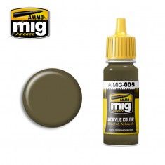 AMMO BY MIG JIMENEZ  0005 GREY GREEN 17ml ACRYLIC PAINT FOR BRUSH   AIRBRUSH