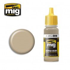 AMMO BY MIG JIMENEZ  0009 SAND GREY 17ml ACRYLIC PAINT FOR BRUSH   AIRBRUSH