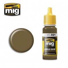 AMMO BY MIG JIMENEZ  0021 RUSSIAN TAN 17ml ACRYLIC PAINT FOR BRUSH   AIRBRUSH