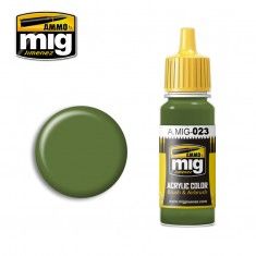 AMMO BY MIG JIMENEZ  0023 PROTECTIVE GREEN 17ml ACRYLIC PAINT FOR BRUSH   AIRBRUSH