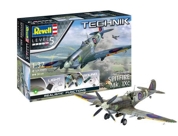 REVELL 1/32 00457 SUPERMARINE SPITFIRE MK.XIC TECHNIK  UK SALE ONLY 