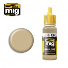 AMMO BY MIG JIMENEZ  0057 YELLOW GREY 17ml ACRYLIC PAINT FOR BRUSH   AIRBRUSH