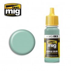 AMMO BY MIG JIMENEZ  0063 RLM 76 PALE GREY 17ml ACRYLIC PAINT FOR BRUSH   AIRBRUSH