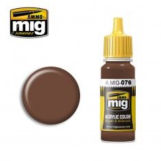 AMMO BY MIG JIMENEZ  0076 BROWN SOIL 17ml ACRYLIC PAINT FOR BRUSH   AIRBRUSH