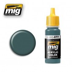 AMMO BY MIG JIMENEZ  0077 DULL GREEN 17ml ACRYLIC PAINT FOR BRUSH   AIRBRUSH