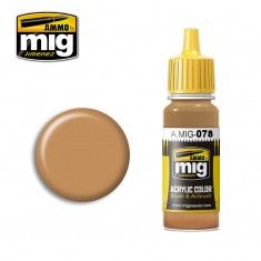 AMMO BY MIG JIMENEZ  0078 OCHRE EARTH 17ml ACRYLIC PAINT FOR BRUSH   AIRBRUSH