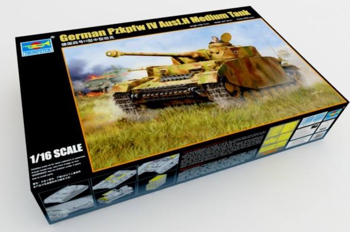 TRUMPETER 1/16 00920 GERMAN PZKPFW IV AUSF.H MEDIUM TANK  UK SALE ONLY  