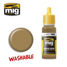 AMMO BY MIG JIMENEZ  0105 WASHABLE DUST 17ml ACRYLIC PAINT FOR BRUSH   AIRBRUSH