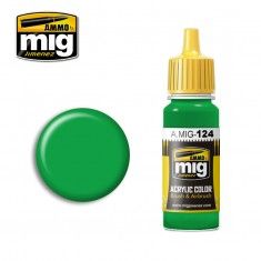 AMMO BY MIG JIMENEZ  0124 LIME GREEN 17ml ACRYLIC PAINT FOR BRUSH   AIRBRUSH