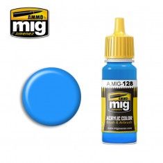 AMMO BY MIG JIMENEZ  0128 CYAN 17ml ACRYLIC PAINT FOR BRUSH   AIRBRUSH