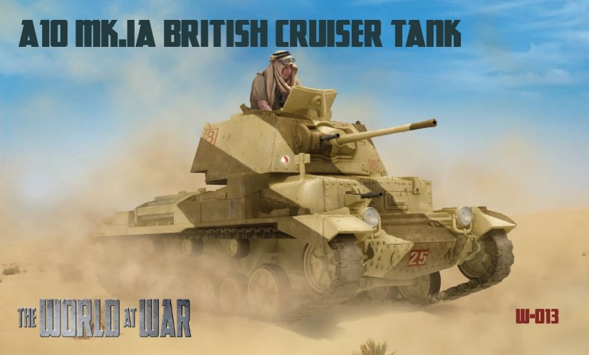 IBG MODELS WORLD AT WAR 1/72 W-013 A10 MK.IA BRITISH CRUISER TANK