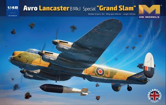 HK MODELS 1/48 01F007 AVRO LANCASTER B MK.I GRAND SLAM