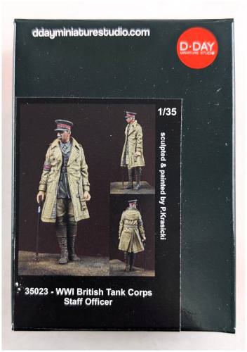 D-DAY 1/35 35023 WWI BRITISH TANK CORPS STAFF OFFICER