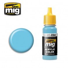 AMMO BY MIG JIMENEZ  0224 SKY LINE BLUE A II 17ml ACRYLIC PAINT FOR BRUSH   AIRBRUSH