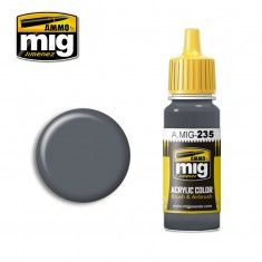 AMMO BY MIG JIMENEZ  0235 DARK GREY AMT-12 17ml ACRYLIC PAINT FOR BRUSH   AIRBRUSH