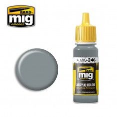 AMMO BY MIG JIMENEZ  0246 MEDIUM SEA GREY 17ml ACRYLIC PAINT FOR BRUSH   AIRBRUSH