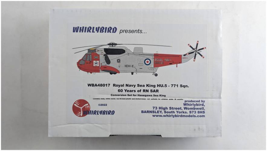 WHIRLYBIRD 1/48 WBA48017 ROYAL NAVY SEA KING HU5 771 SQN