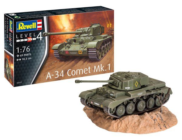 REVELL 1/76 03317 A-34 COMET MK.I