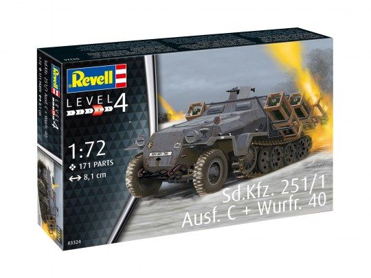 REVELL 1/72 03324 Sd.Kfz. 251/1 AUSF. C   WURFR. 4