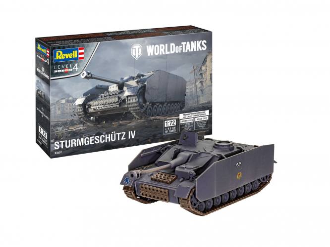 REVELL 1/72 03502 STURMGESCHUTZ IV WORLD OF TANKS