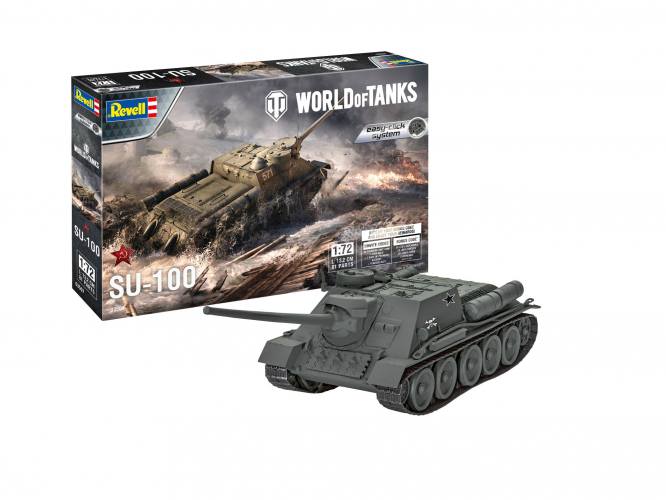 REVELL 1/72 03507 SU-100 WORLD OF TANKS