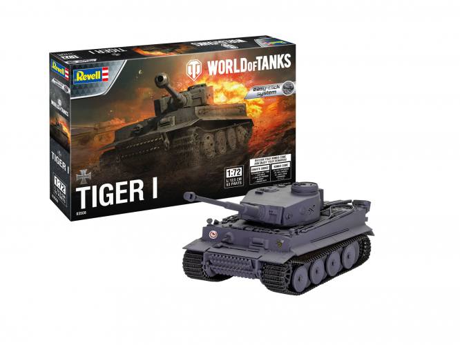 REVELL 1/72 03508 TIGER I WORLD OF TANKS