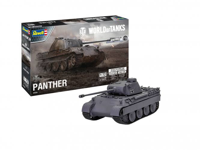 REVELL 1/72 03509 PANTHER AUSF. D WORLD OF TANKS