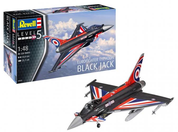 REVELL 1/48 03820 EUROFIGHTER TYPHOON BLACK JACK 