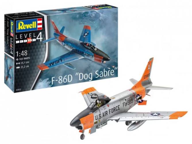 REVELL 1/48 03832 F-86D DOG SABRE