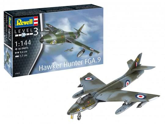 REVELL 1/144 03833 HAWKER HUNTER FGA 9 
